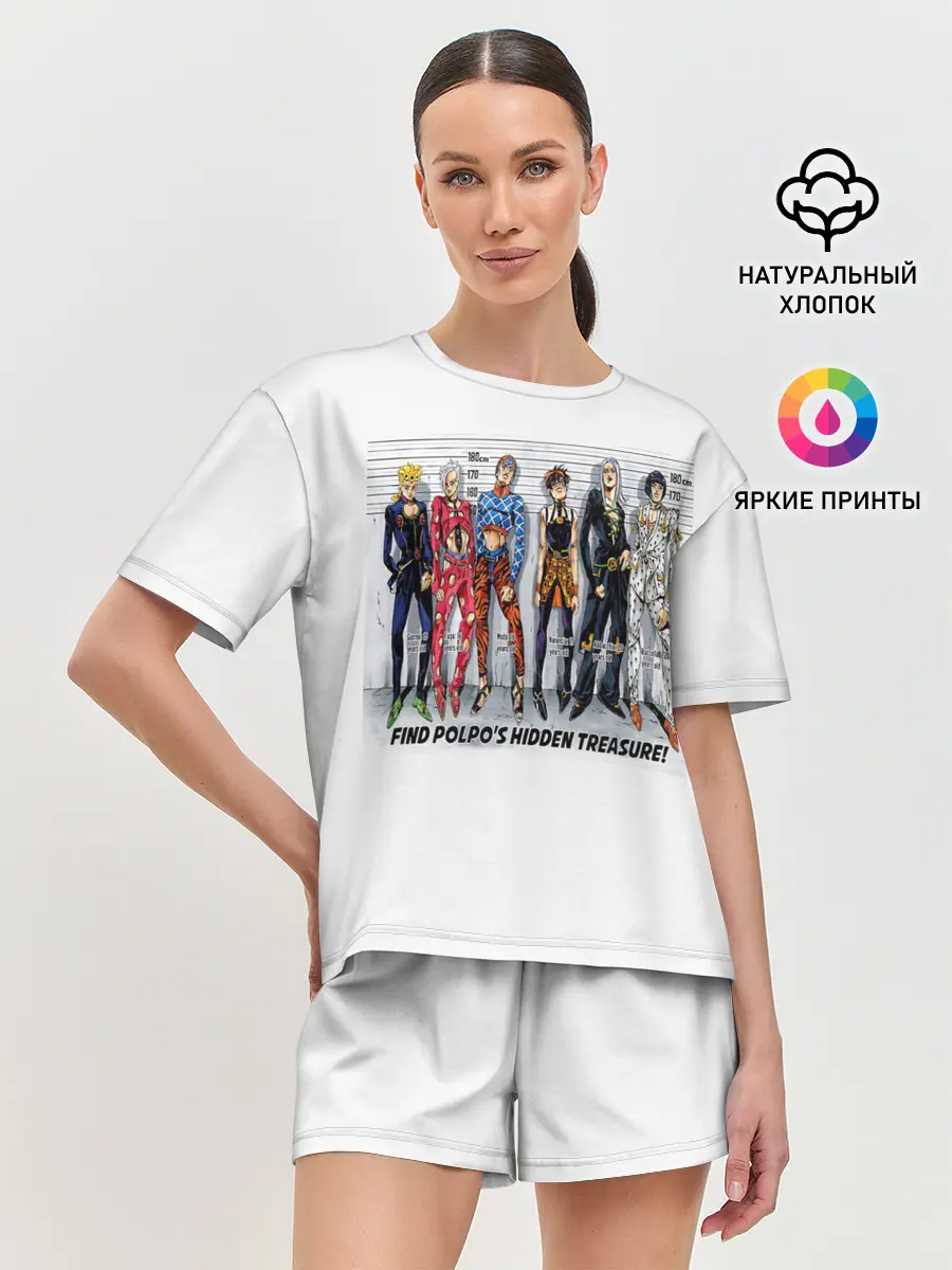 Женская пижама с шортами / JoJo Bizarre Adventure