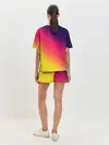 Женская пижама с шортами / Градиент
