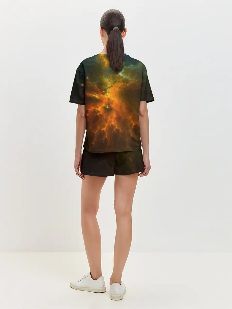 Женская пижама с шортами / Cosmos