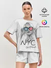 Женская пижама с шортами / NYC girlfriend