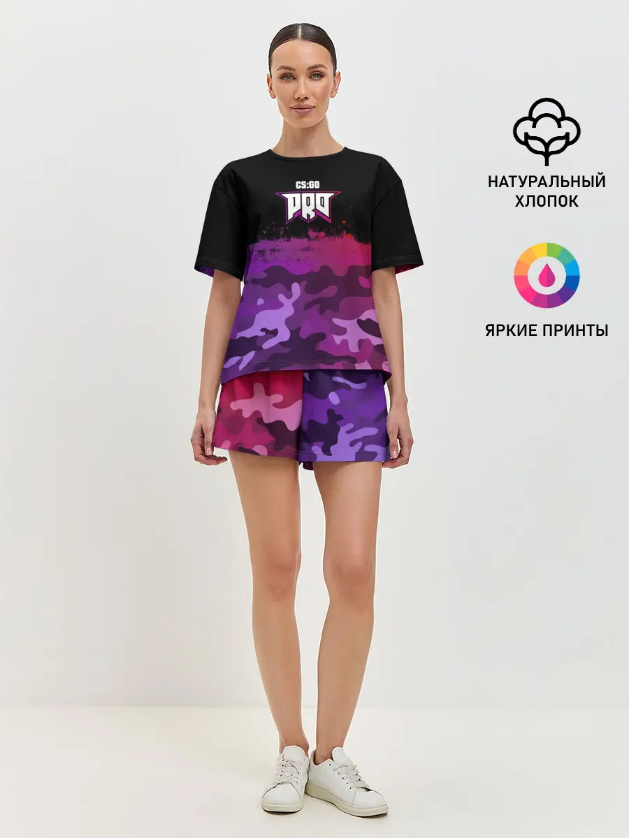 Женская пижама с шортами / pro100