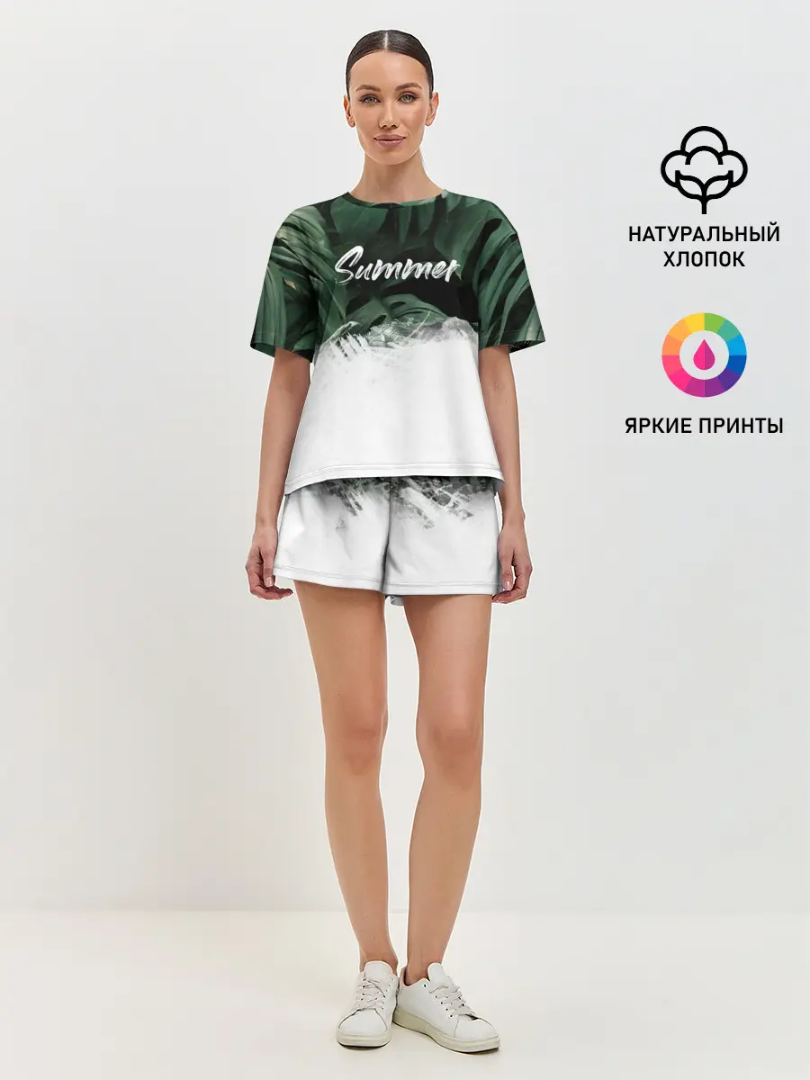 Женская пижама с шортами / Лето