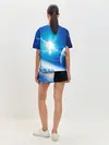 Женская пижама с шортами / Космос