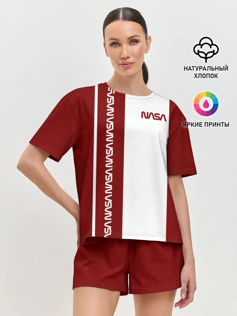 Женская пижама с шортами / NASA