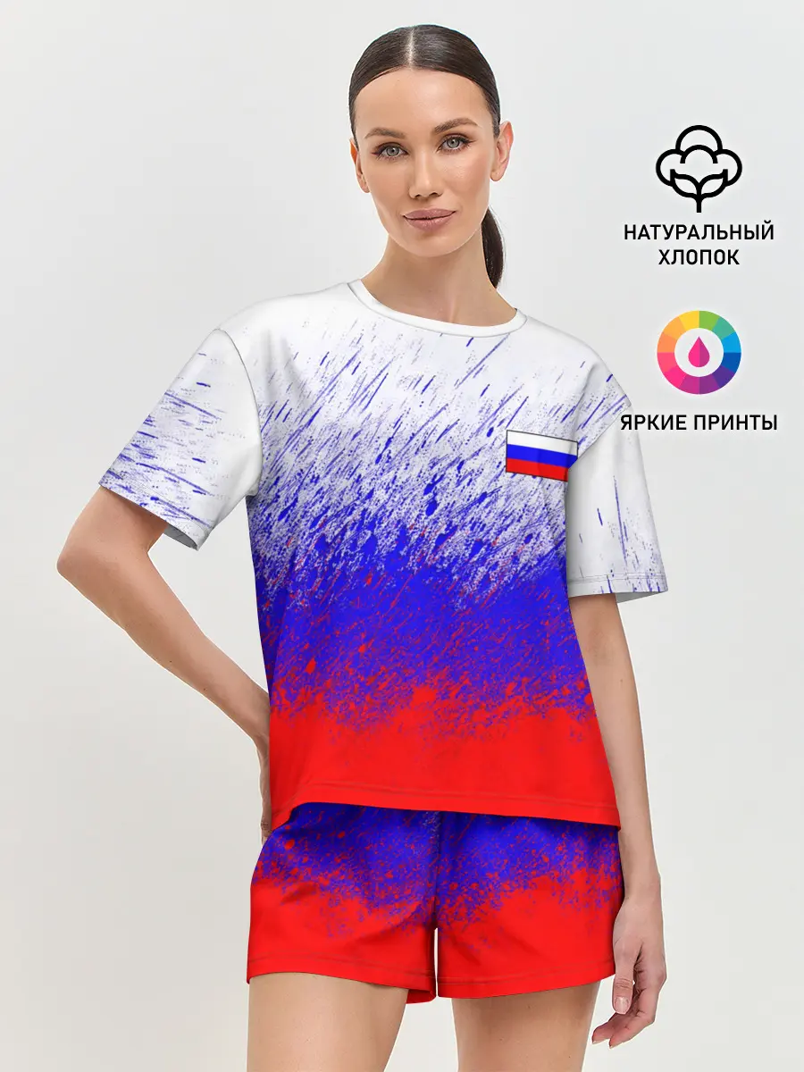 Женская пижама с шортами / Россия