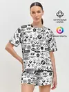 Женская пижама с шортами / ЛОГОТИПЫ АВТО