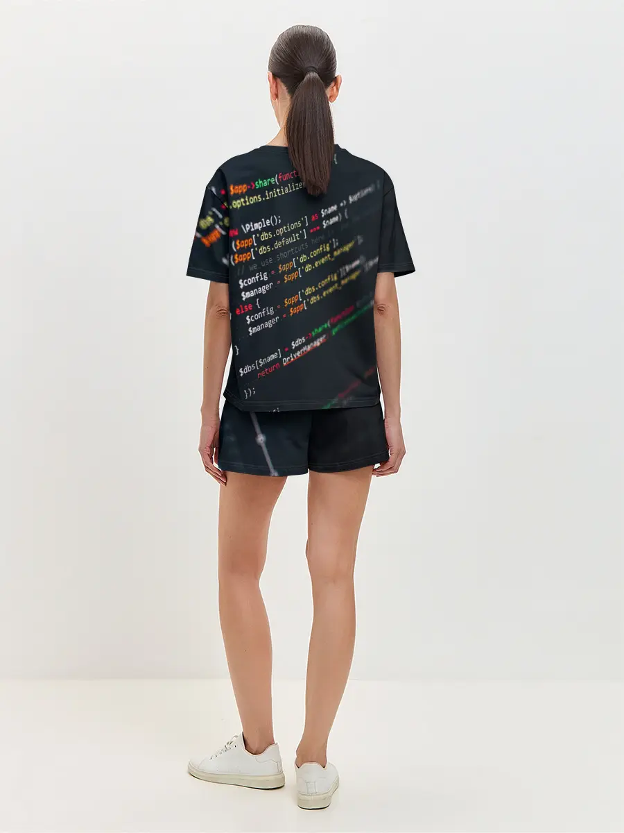 Женская пижама с шортами / ПРОГРАММИСТ