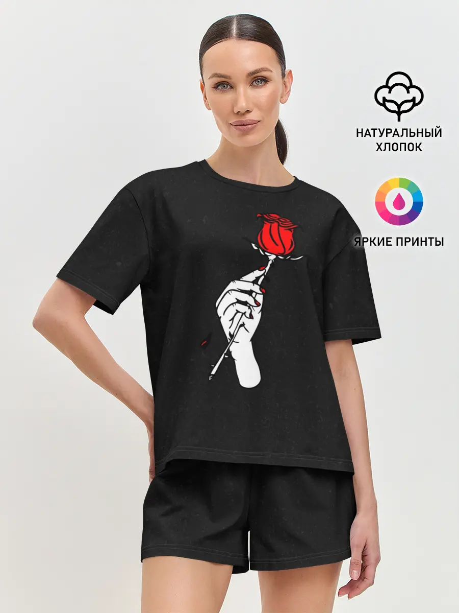 Женская пижама с шортами / Lil Peep