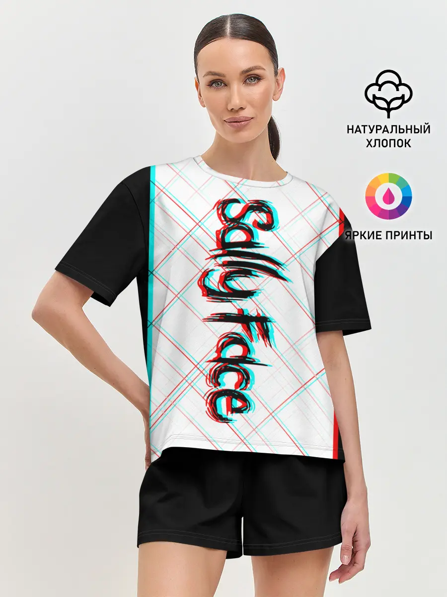 Женская пижама с шортами / SALLY FACE.