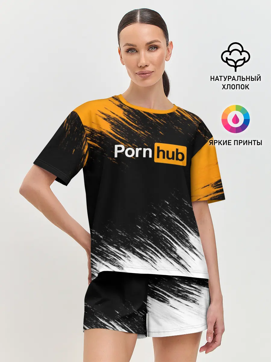 Женская пижама с шортами / Порно