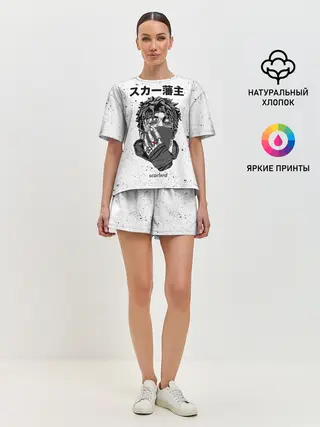 Женская пижама с шортами / Scarlxrd