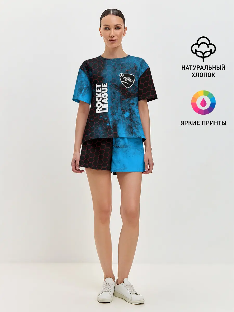 Женская пижама с шортами / ROCKET LEAGUE