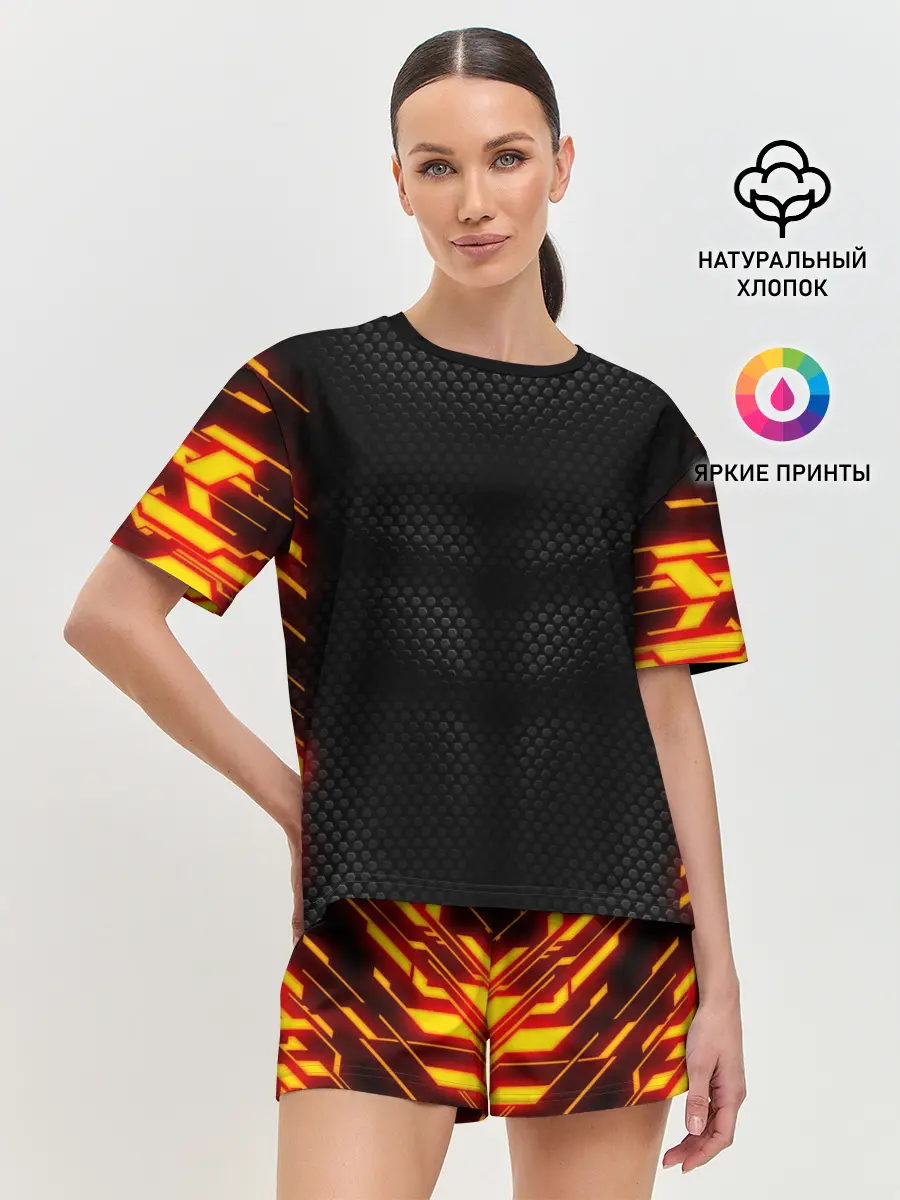 Женская пижама с шортами / СТАЛЬНАЯ БРОНЯ