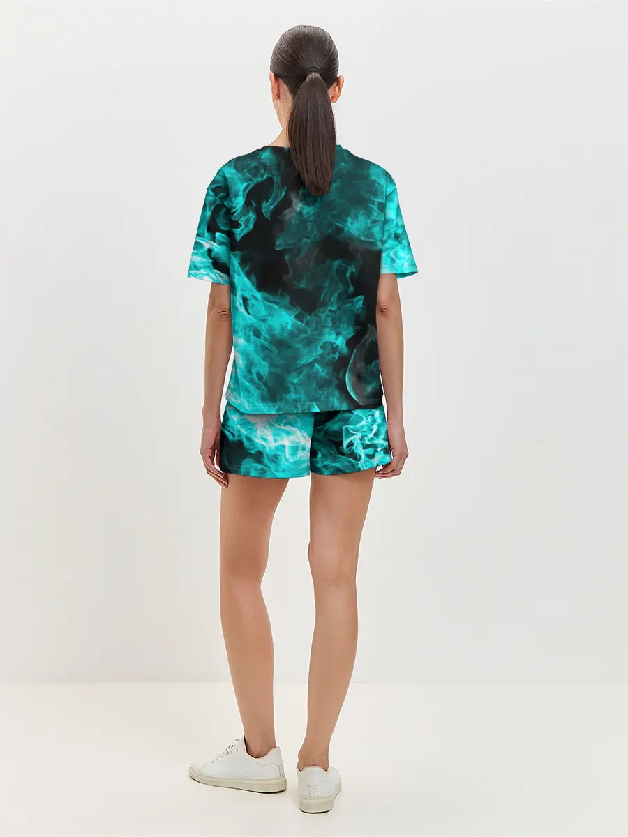 Женская пижама с шортами / ОГОНЬ