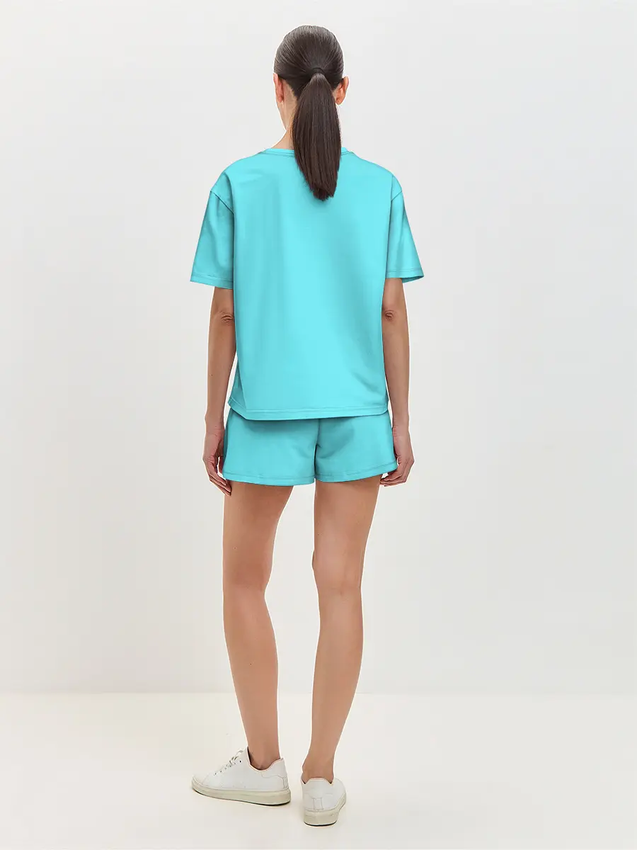 Женская пижама с шортами / Череп В Очках