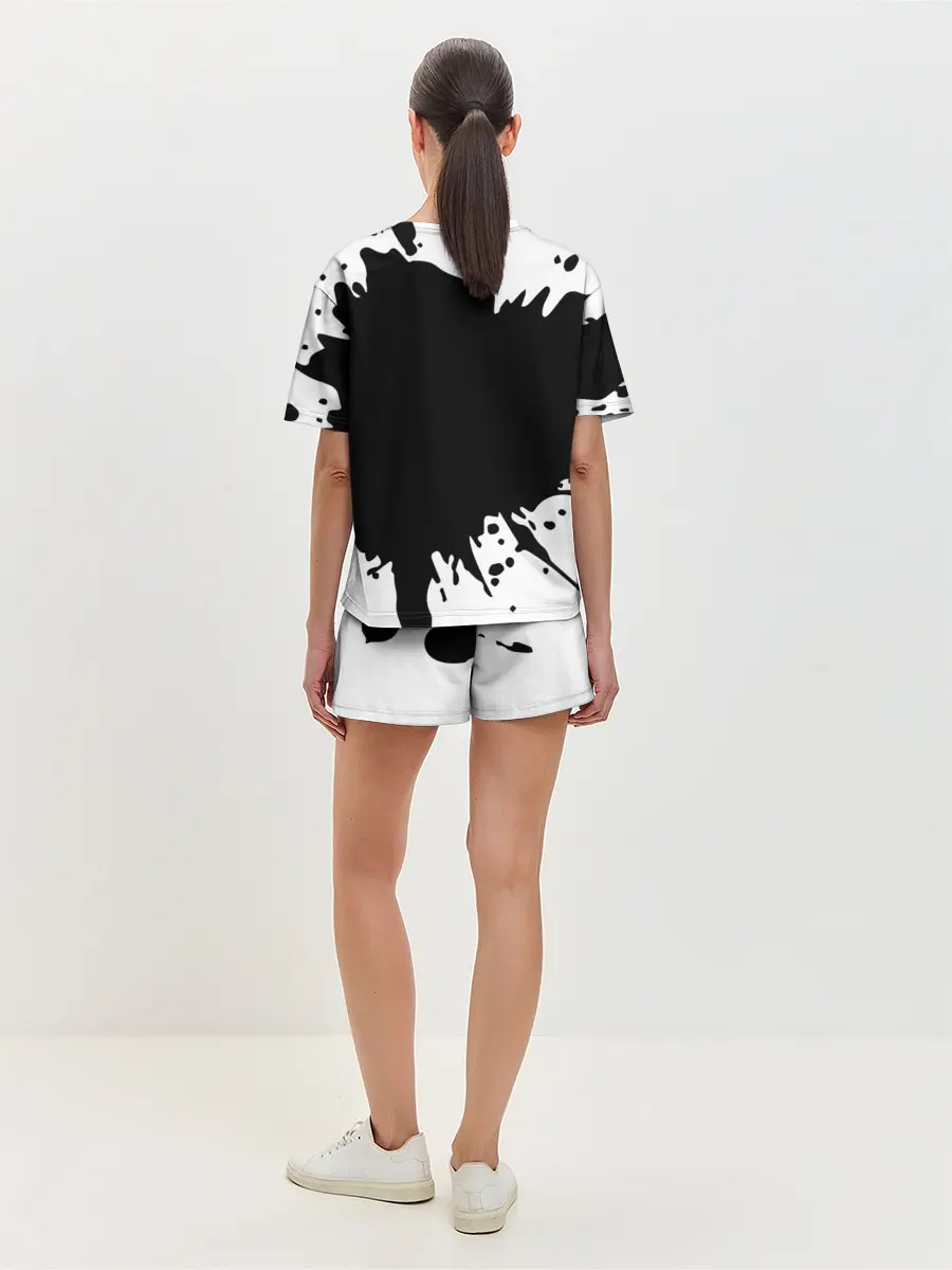 Женская пижама с шортами / Ну что, страшно?