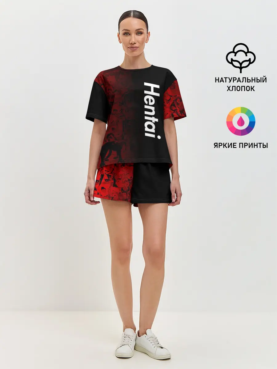 Женская пижама с шортами / Японская анимация