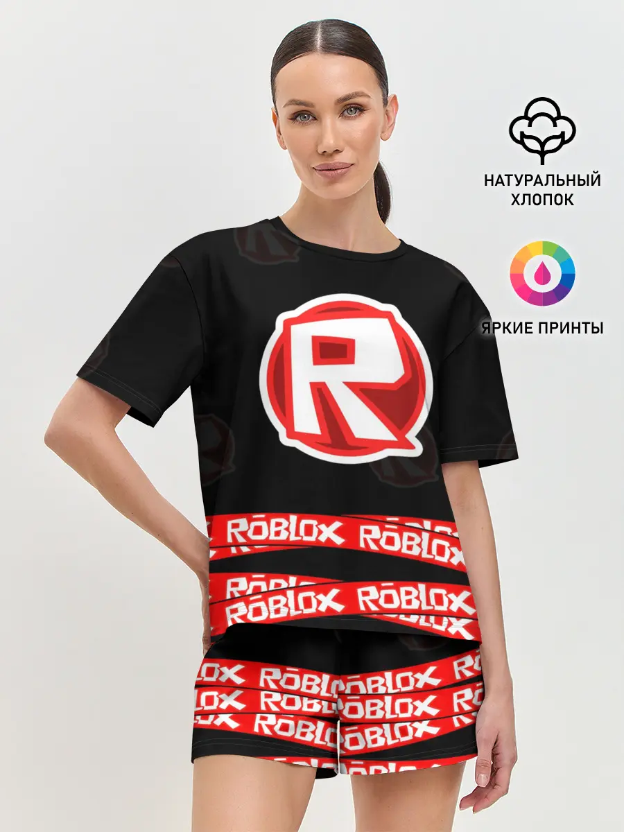 Женская пижама с шортами / Roblox 2