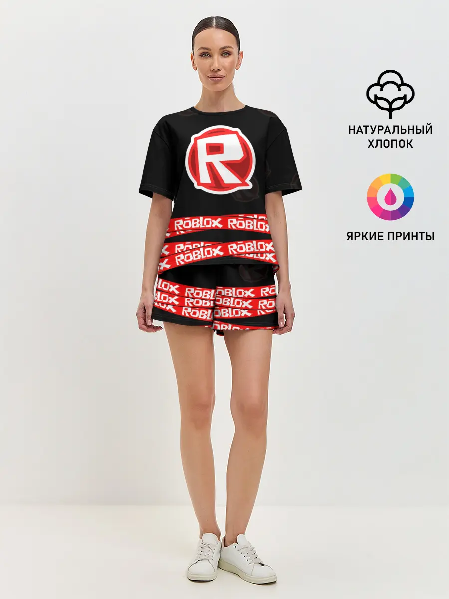 Женская пижама с шортами / Roblox 2
