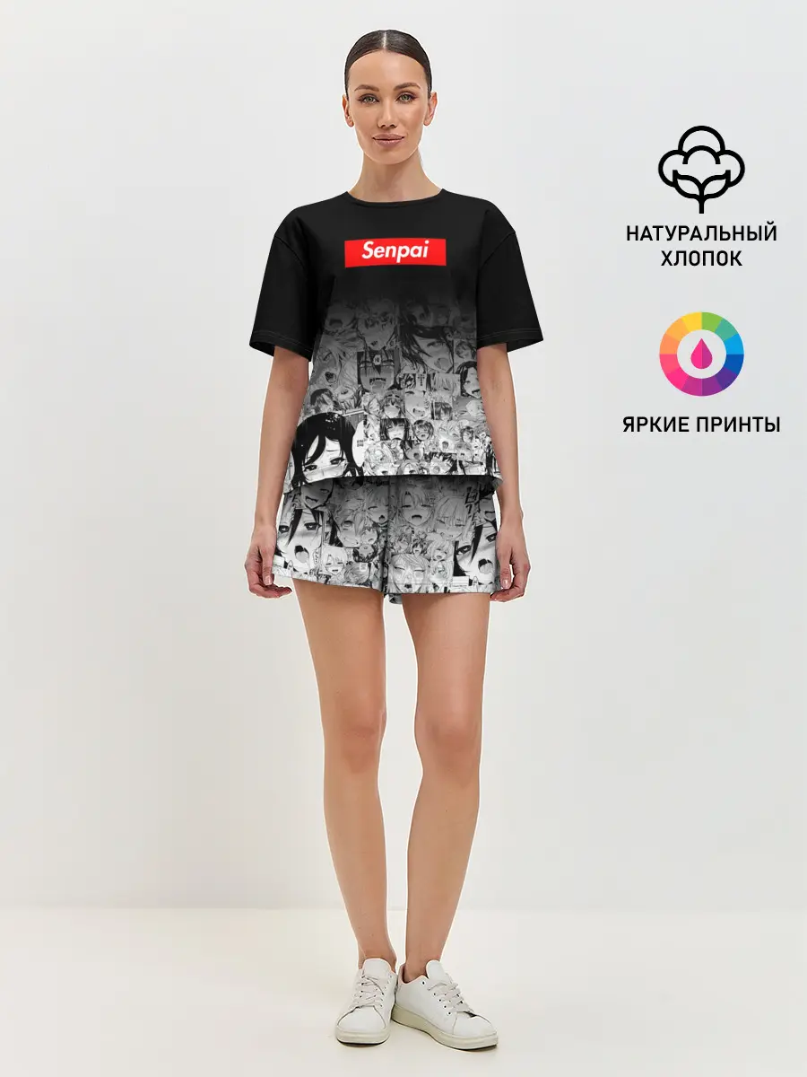 Женская пижама с шортами / Senpai