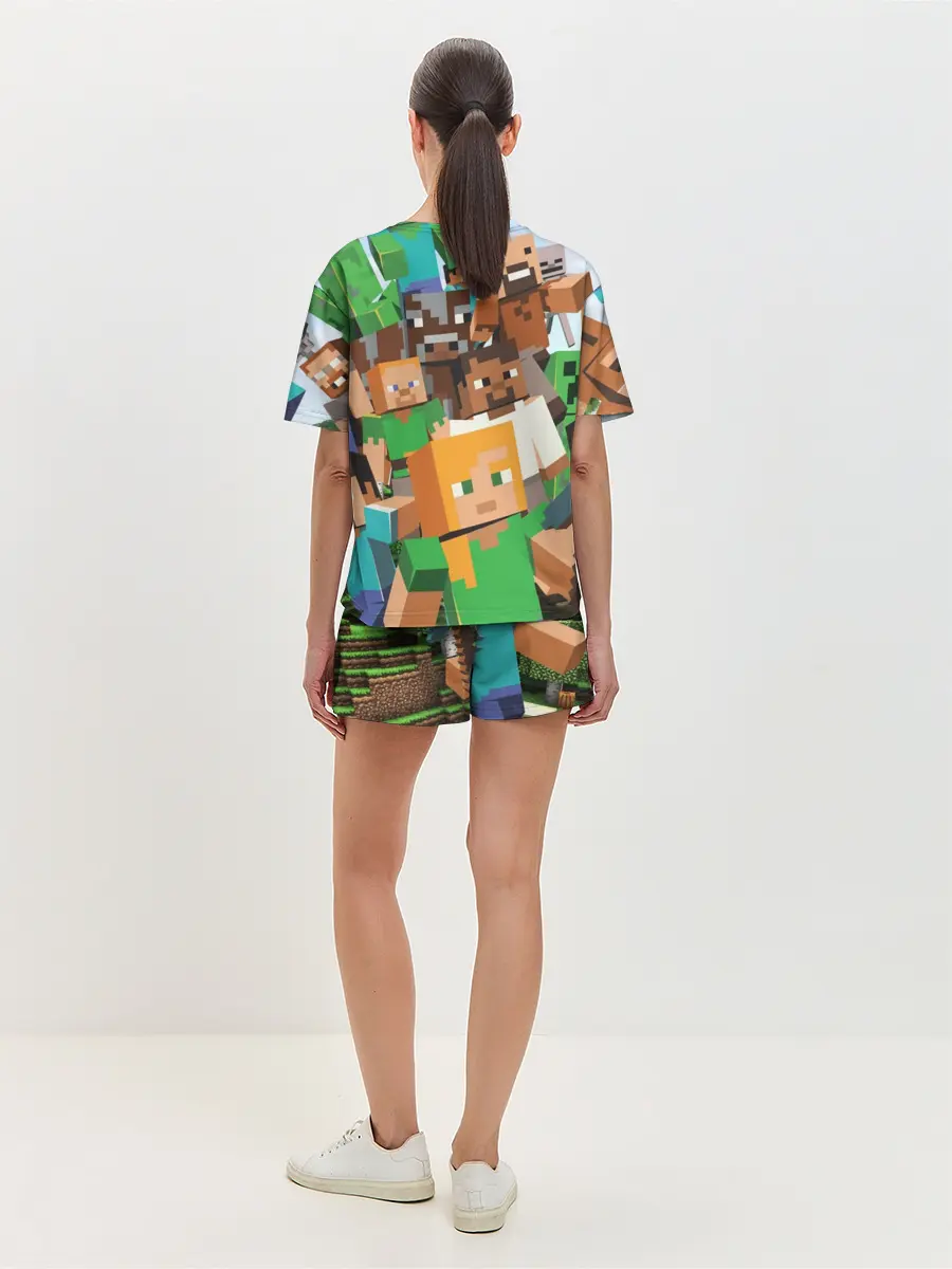 Женская пижама с шортами / MINECRAFT