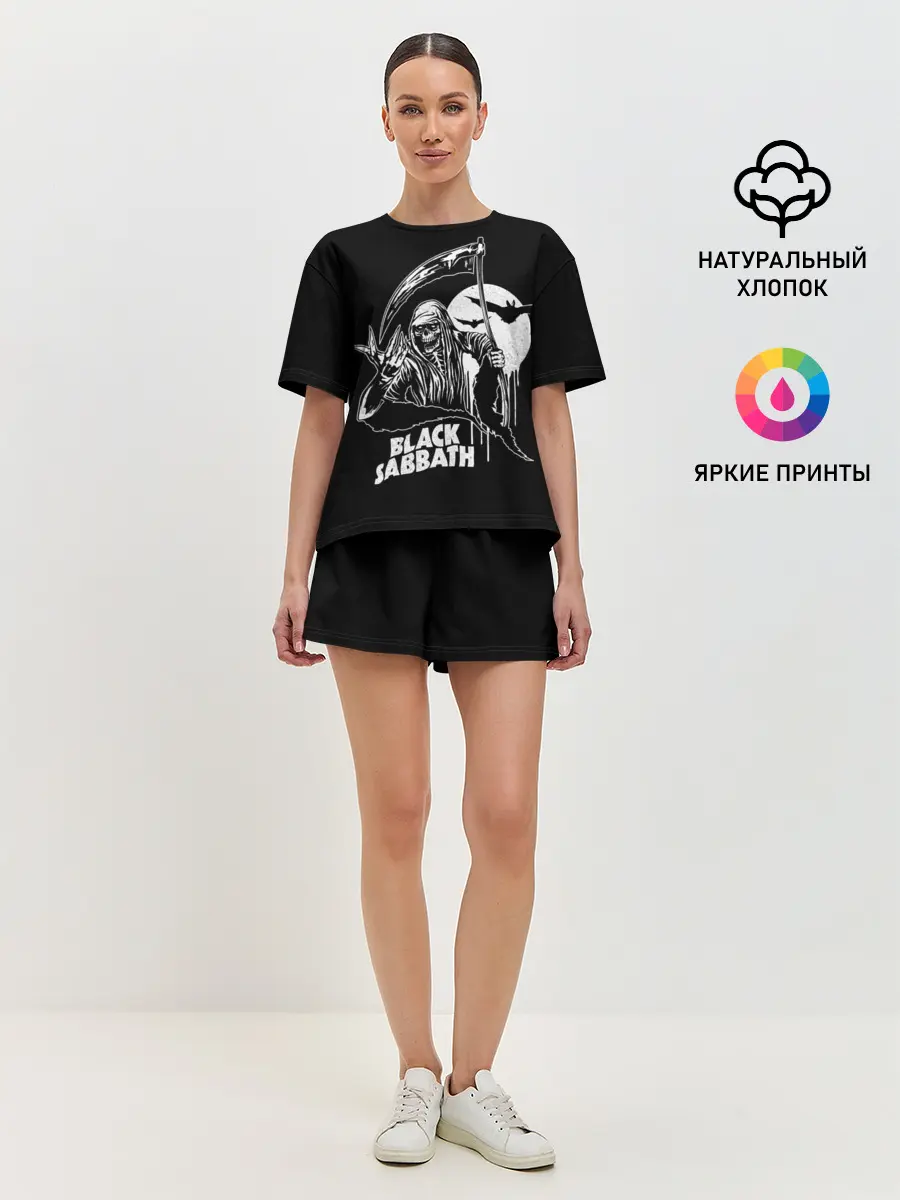Женская пижама с шортами / Black Sabbath