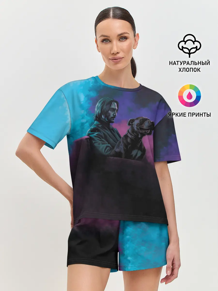 Женская пижама с шортами / Друг