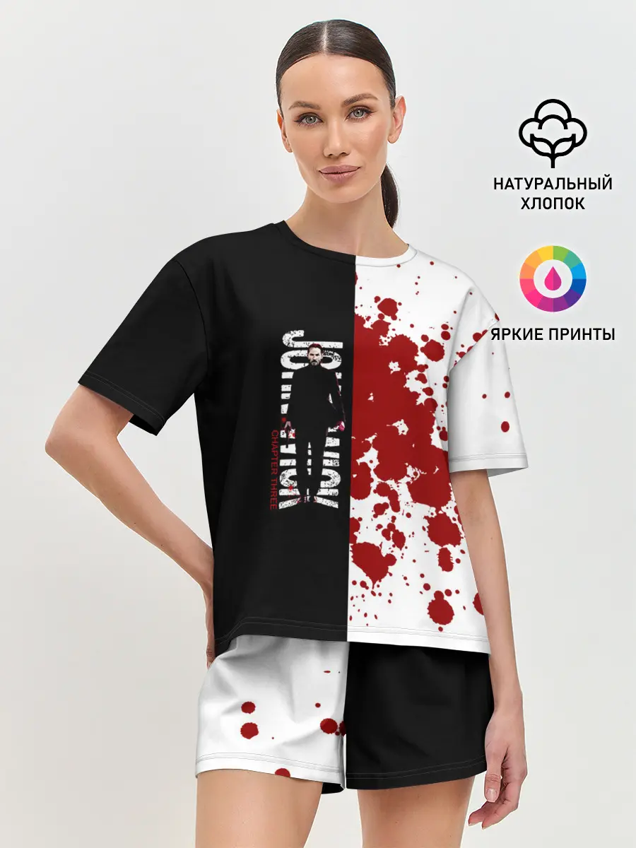 Женская пижама с шортами / Джон Уик