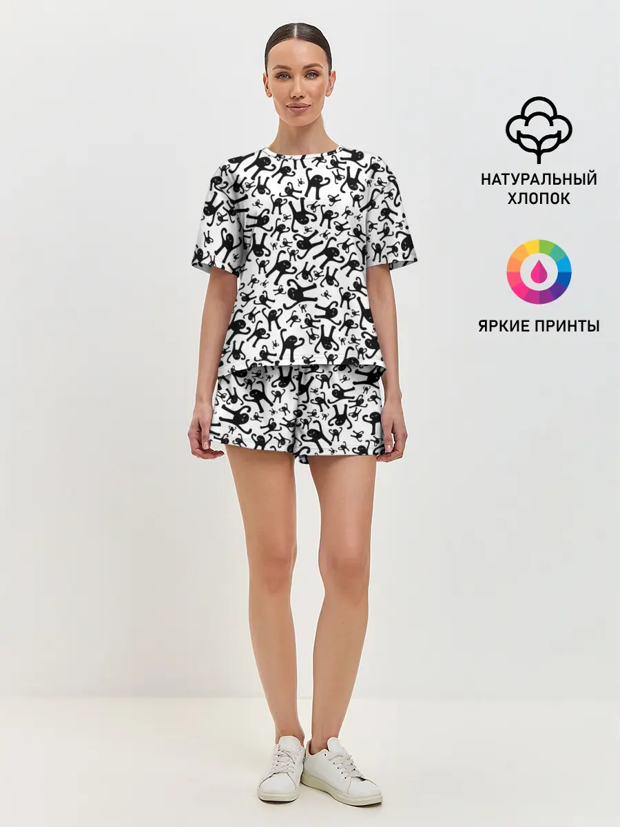 Женская пижама с шортами / ЪУЪ СЪУКА