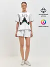 Женская пижама с шортами / ЪУЪ GLITCH.