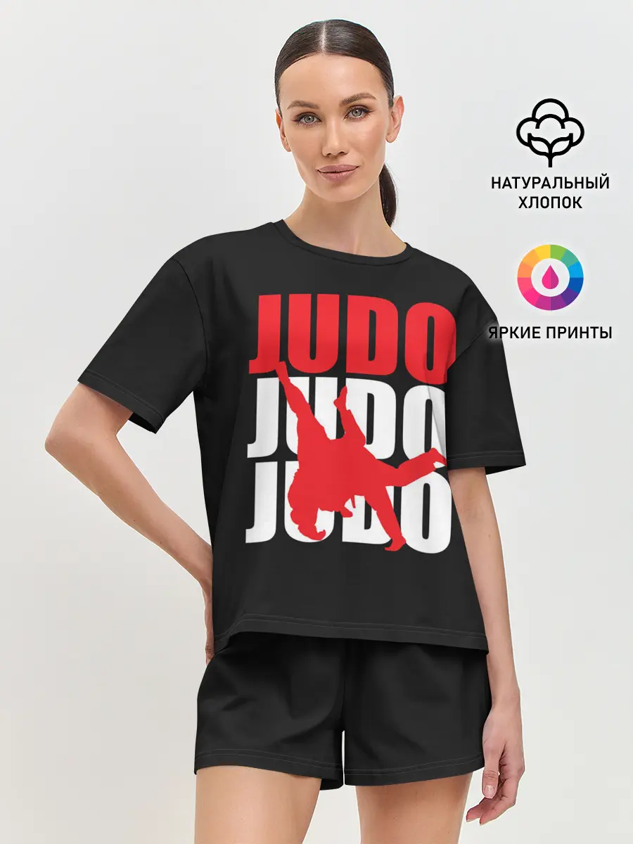 Женская пижама с шортами / Дзюдо