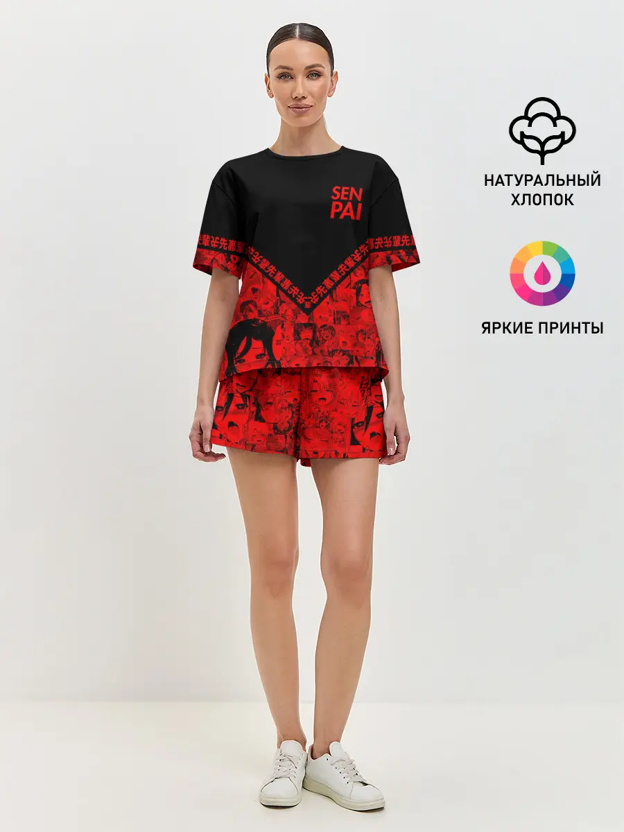 Женская пижама с шортами / SENPAI