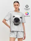 Женская пижама с шортами / Собака - улыбака