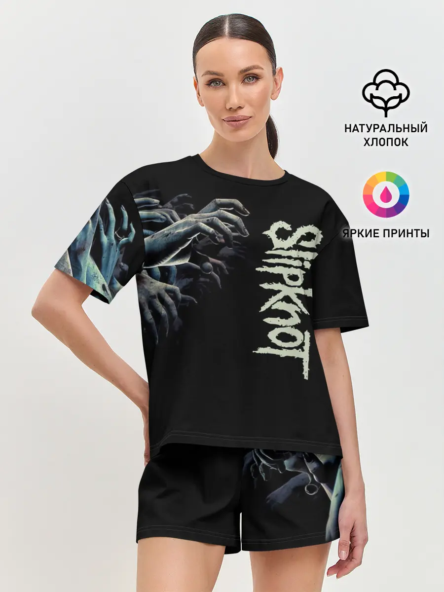 Женская пижама с шортами / Slipknot.