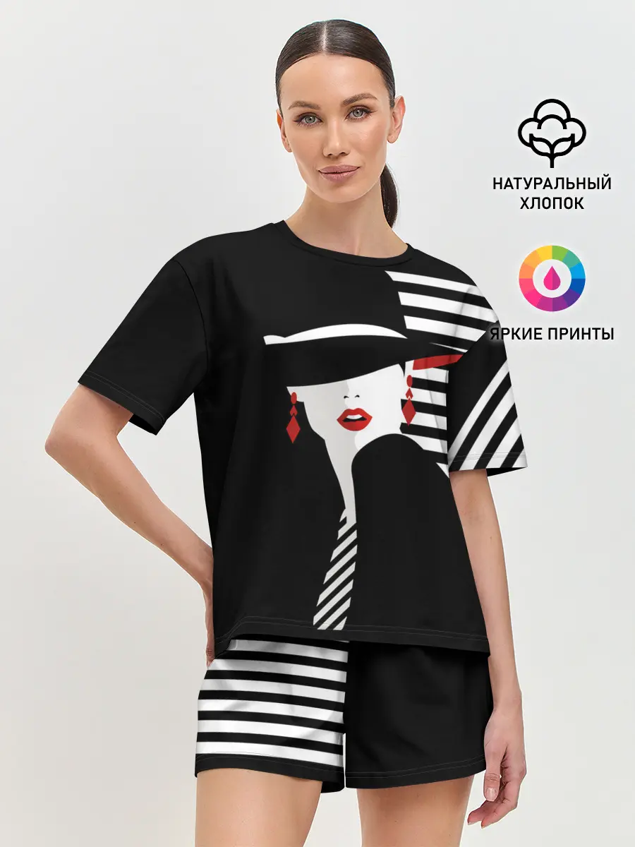 Женская пижама с шортами / Fashion