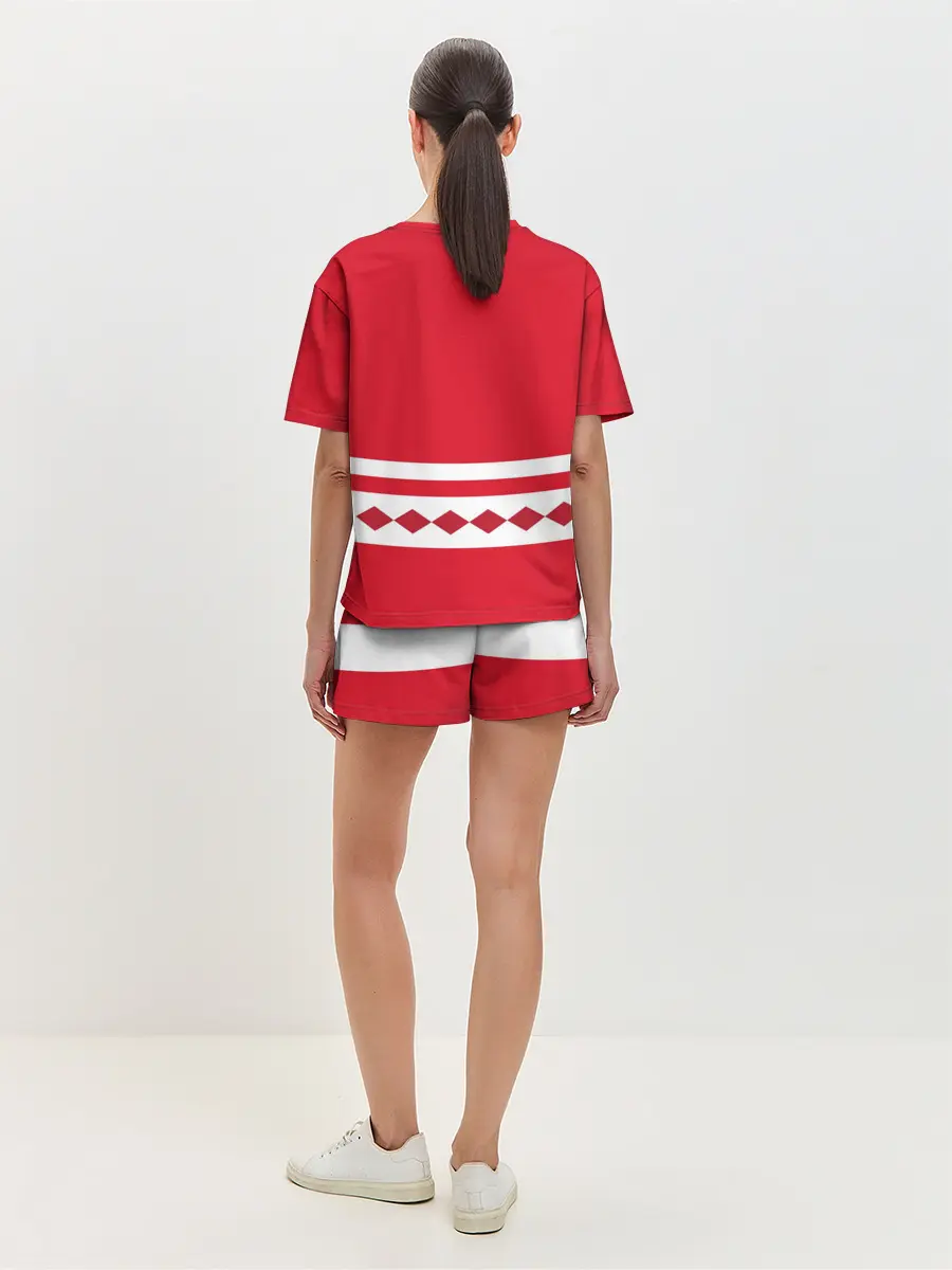 Женская пижама с шортами / Хоккейный Болельщик СССР