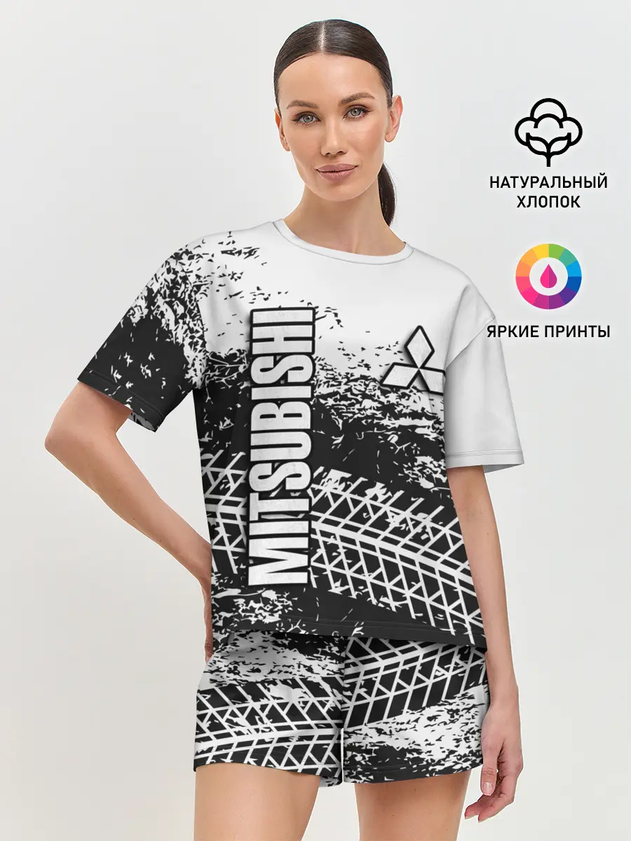 Женская пижама с шортами / Mitsubishi