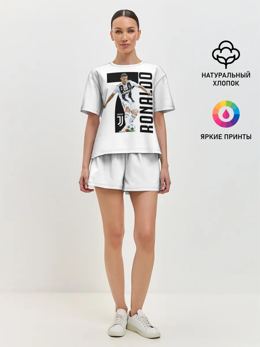 Женская пижама с шортами / Ronaldo the best
