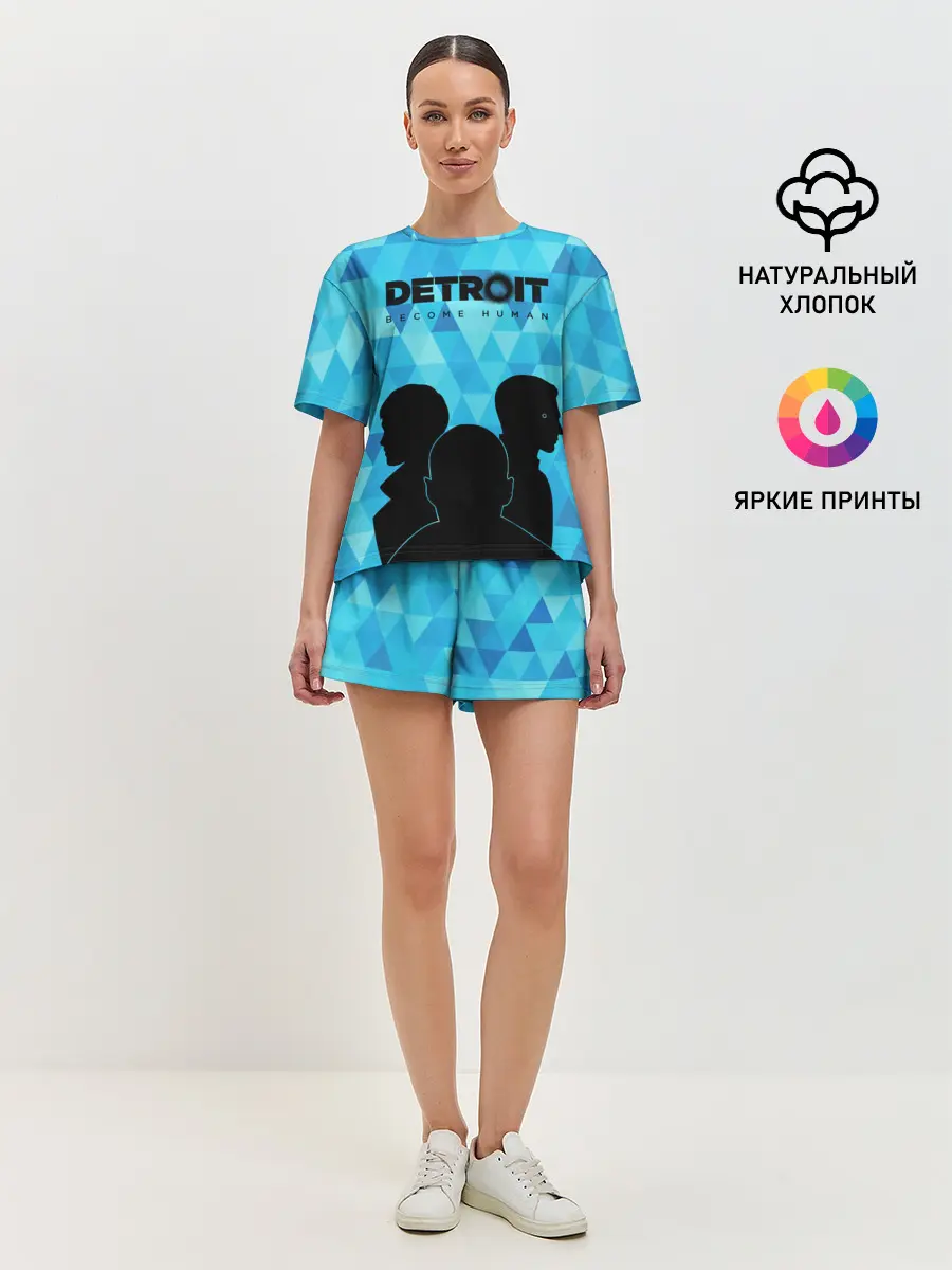 Женская пижама с шортами / Detroit: Become Human.