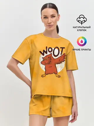 Женская пижама с шортами / Сова Dab