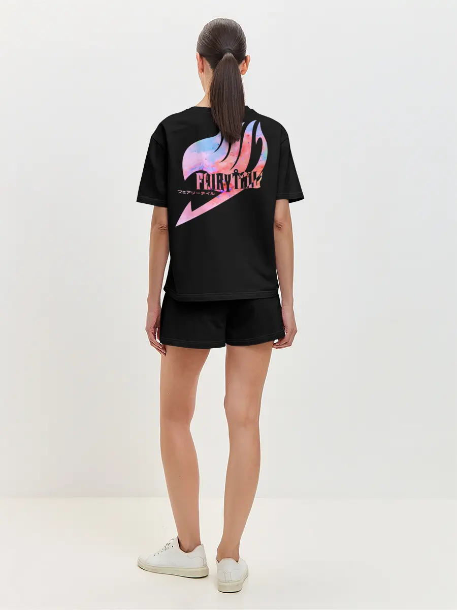 Женская пижама с шортами / радужный символ Фейри Тейл