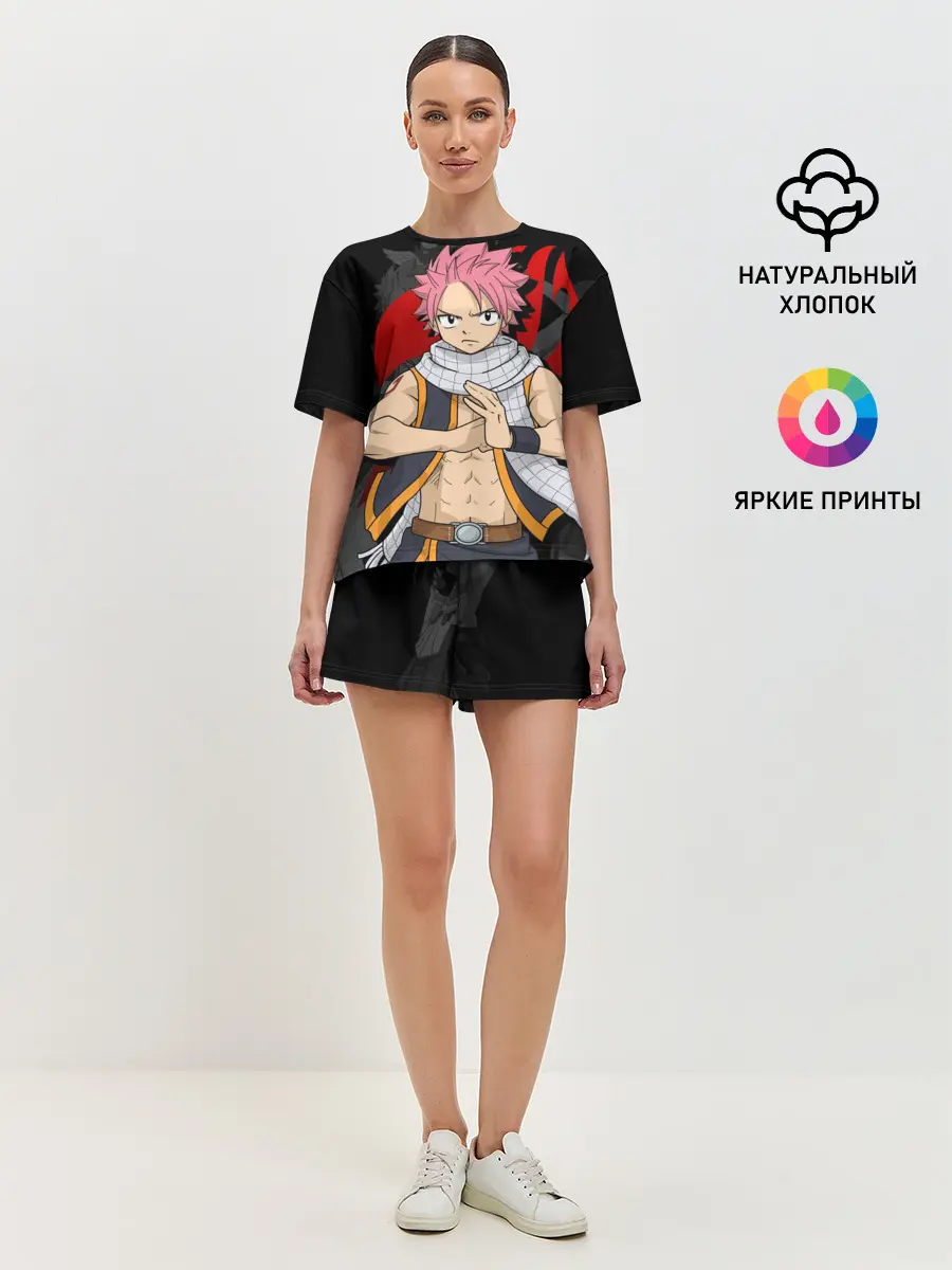 Женская пижама с шортами / Fairy Tail, Нацу