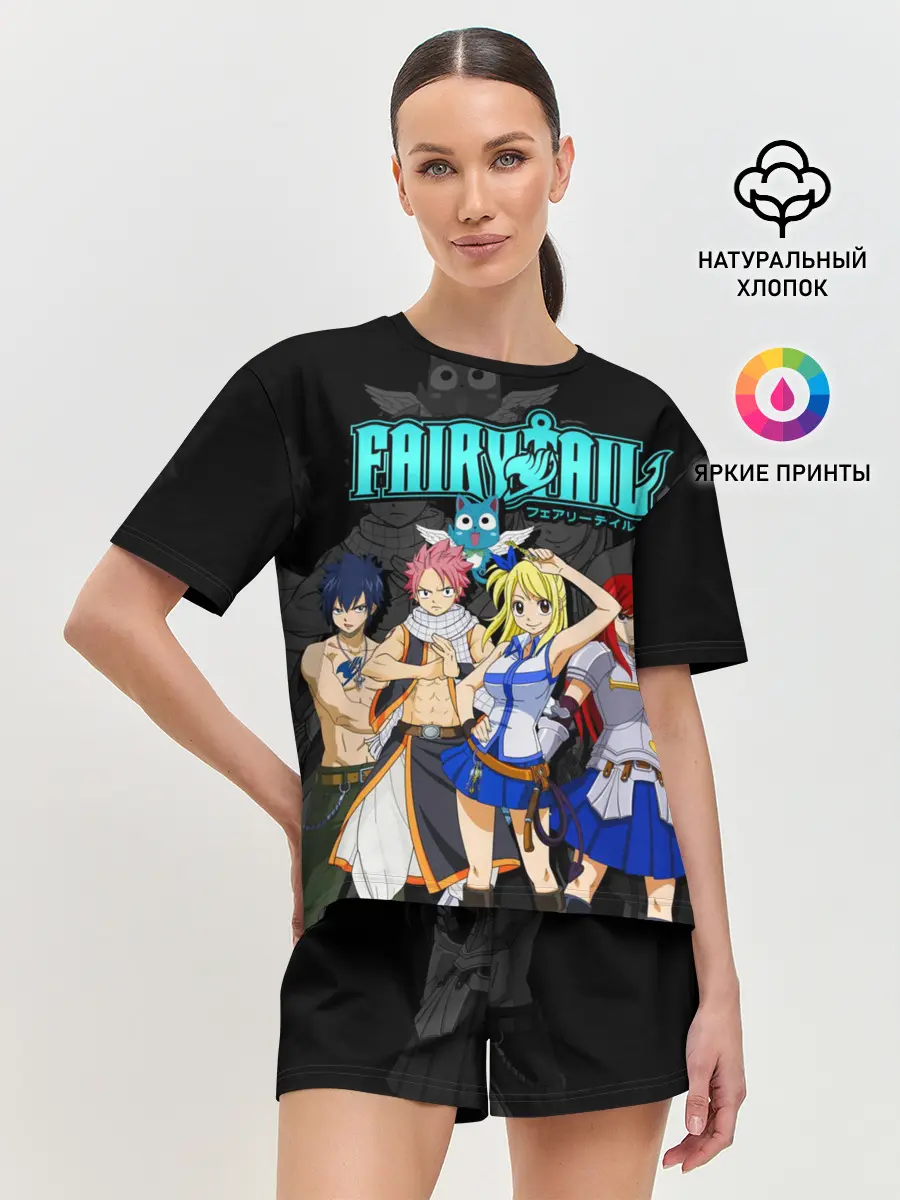 Женская пижама с шортами / банда Фейри Тейл