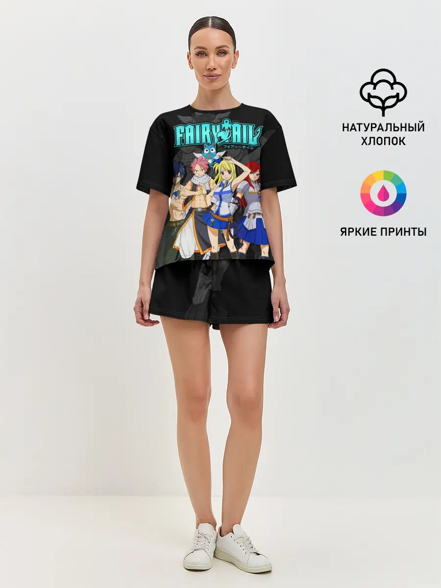 Женская пижама с шортами / банда Фейри Тейл