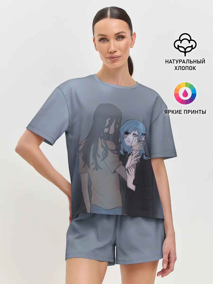 Женская пижама с шортами / Sally Love