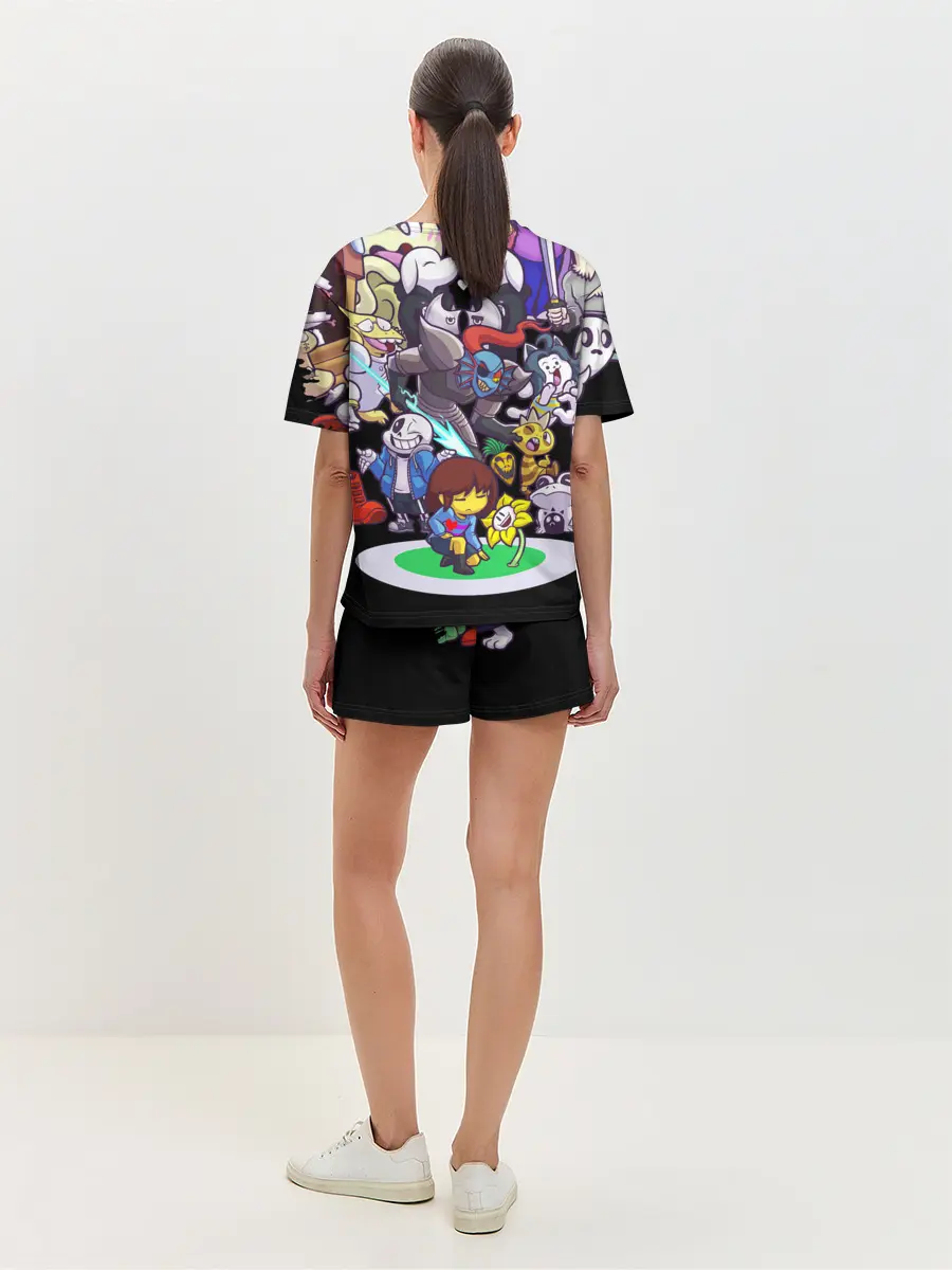 Женская пижама с шортами / UNDERTALE