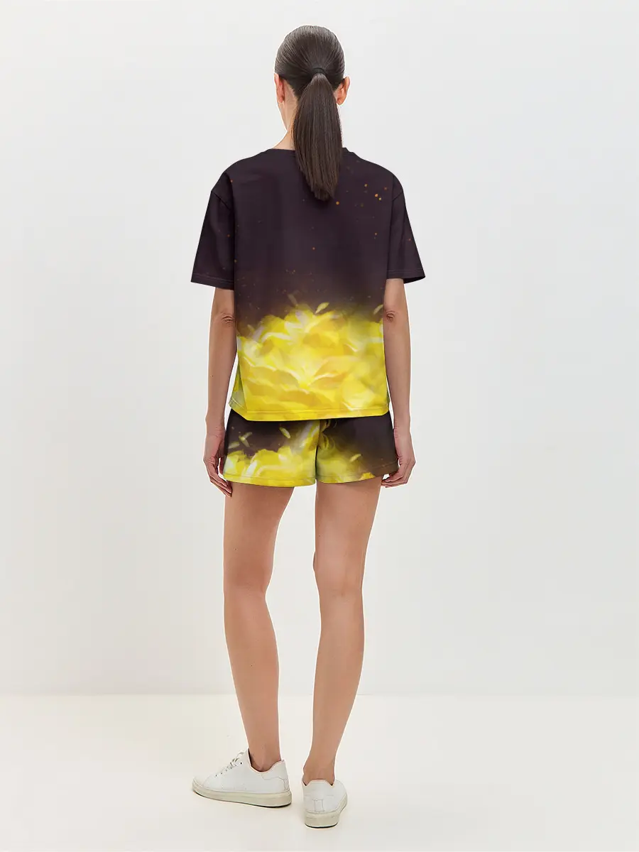 Женская пижама с шортами / Фриск и Азриэль - UNDERTALE