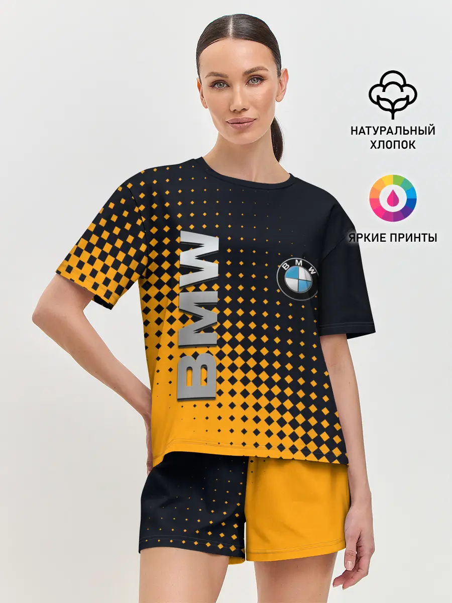 Женская пижама с шортами / BMW