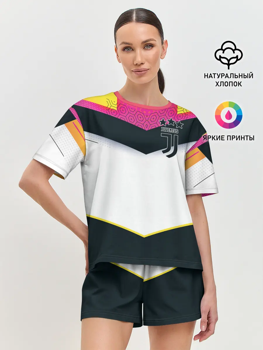 Женская пижама с шортами / Juventus