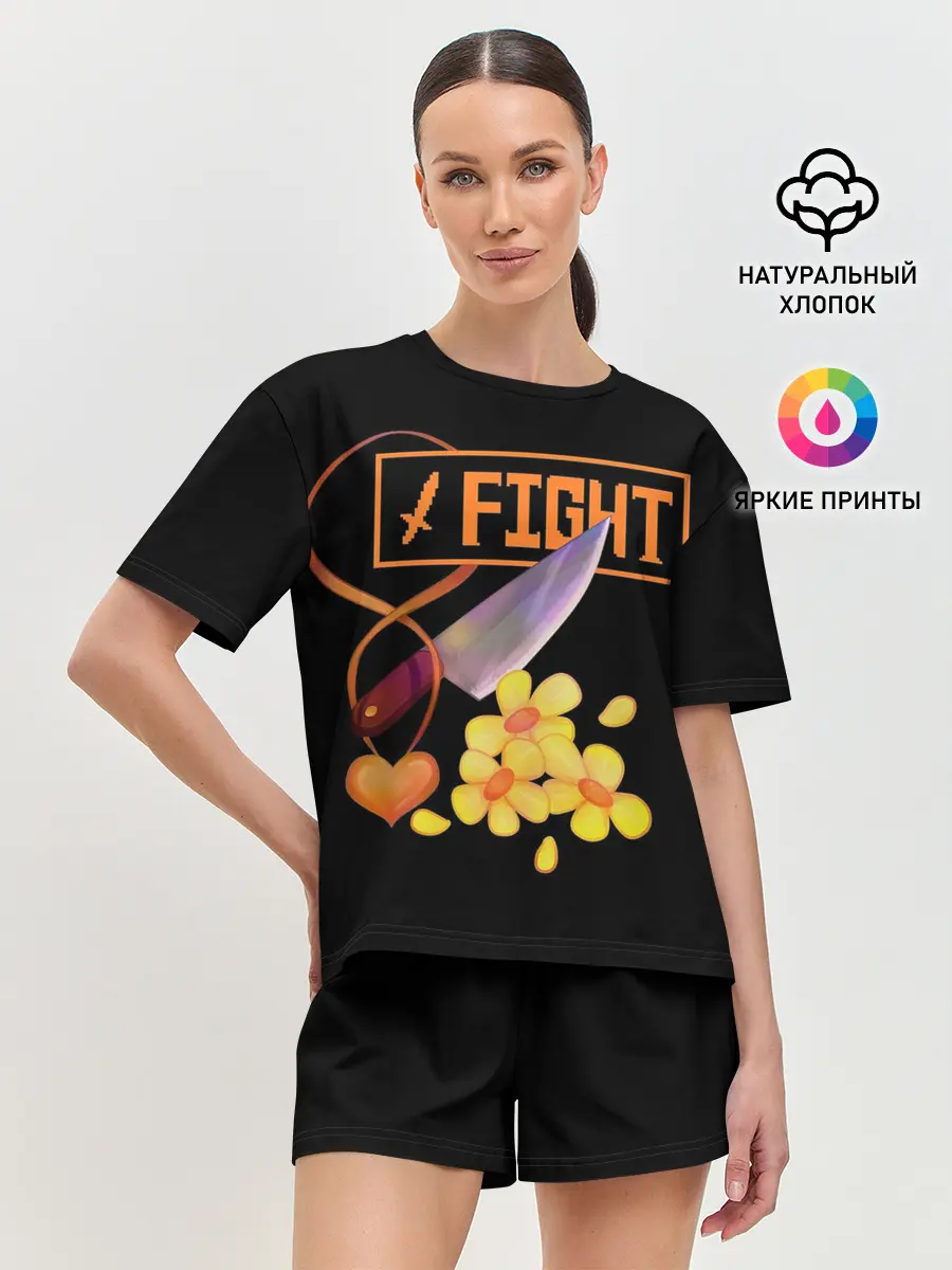 Женская пижама с шортами / FIGHT